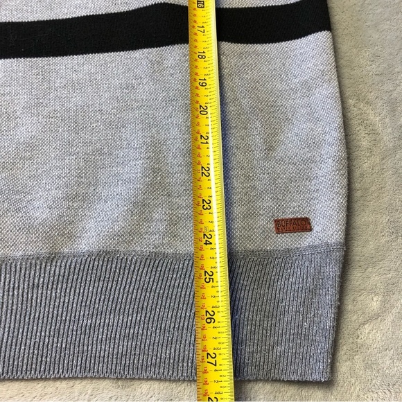 Buffalo David Bitton Grey Tones & Black Crew Neck Sweater - Picture 12 of 12